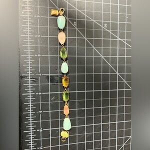 Vintage Ralph Lauren Multi-Color faux Gemstone Bracelet